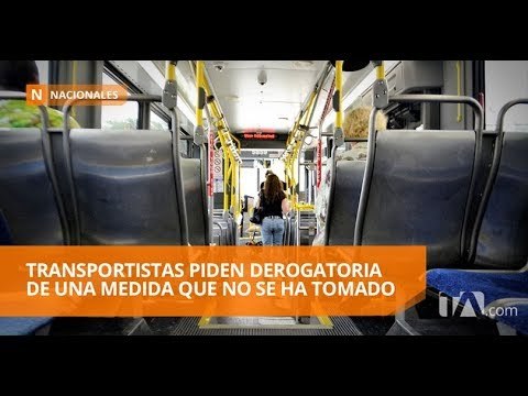 Transportistas protestan por el anuncio de una eventual elevación del diésel - Teleamazonas