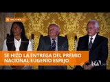 Tres nuevos insignes ecuatorianos ganaron el Premio Eugenio Espejo - Teleamazonas