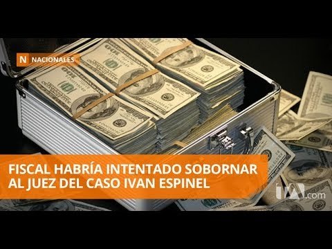 Denuncia de intento de soborno al juez del caso Iván Espinel - Teleamazonas