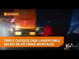 Nuevo accidente de tránsito deja cuatro muertos - Teleamazonas