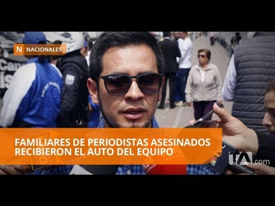 Familiares y amigos realizaron una marcha cuestionando al Gobierno - Teleamazonas