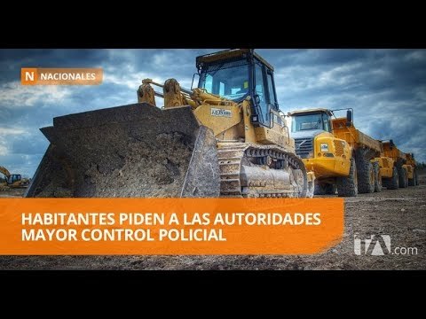 Inseguridad por minería ilegal se toma calles de Imbabura - Teleamazonas