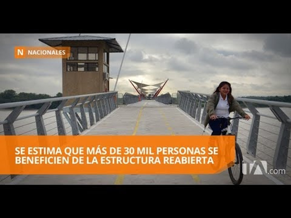 Se reabrió el paso por puente que conecta Guayaquil con Santay - Teleamazonas