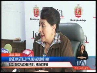 Castillo no acudió al municipio lojano este lunes