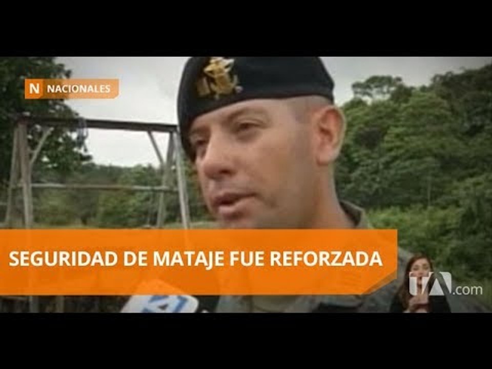 Se ha reforzado la seguridad en el punto fronterizo de Mataje - Teleamazonas