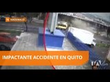 Conductor de un camión provocó accidente múltiple en Quito - Teleamazonas