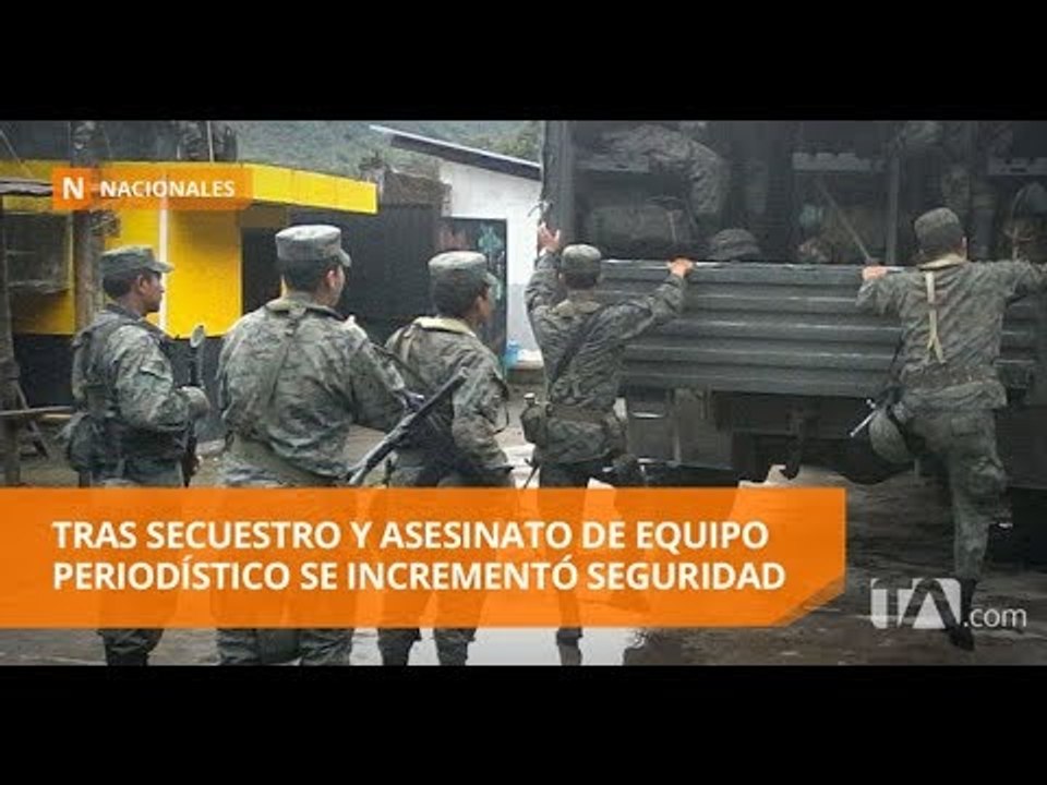 Se ha reforzado la seguridad  en el punto fronterizo de Mataje - Teleamazonas