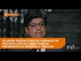 Canciller presenta nota de protesta por declaraciones en el exterior - Teleamazonas