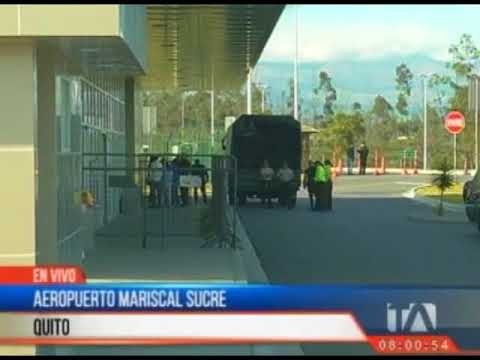 En pocos minutos llegarán a Quito los cuerpos de Óscar Villacís y Katty Velasco