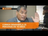 Rafael Correa demandó por delitos de injuria y daño moral - Teleamazonas