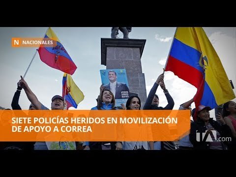 Movilización terminó con actos violentos y vandálicos - Teleamazonas