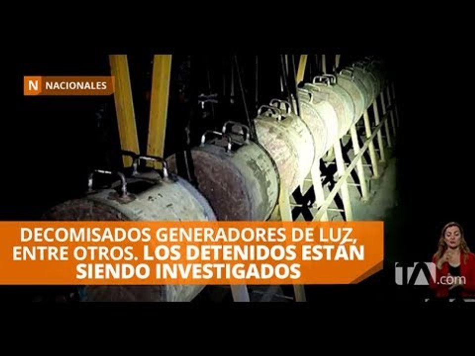 Operativo minero dejó material decomisado y varios detenidos - Teleamazonas