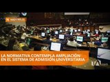 Asamblea aprobó allanamiento al veto parcial de la LOES - Teleamazonas