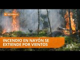 Incendio forestal en Nayón - Teleamazonas