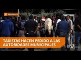 Taxistas se movilizaron para exigir la reanudación de la regularización  - Teleamazonas