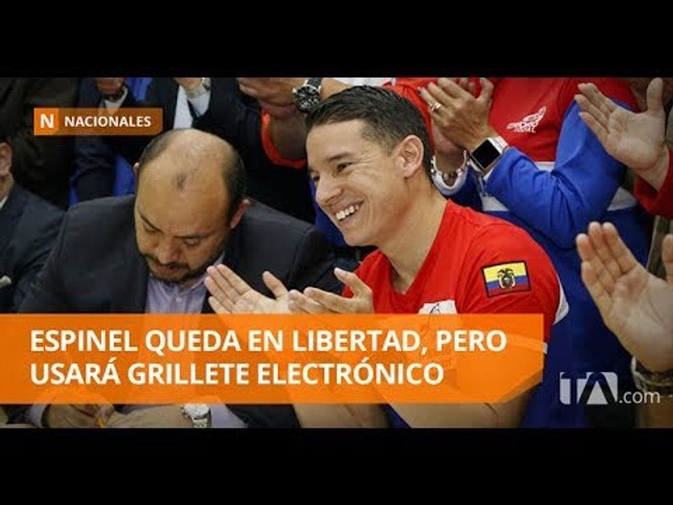 Fue revocada la orden de prisión preventiva de Iván Espinel - Teleamazonas