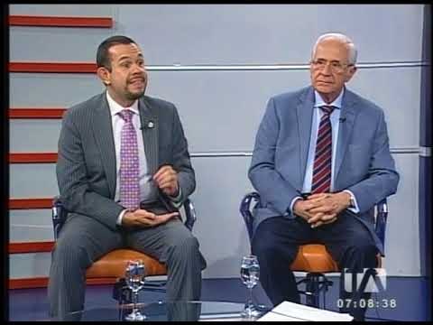 Juan Pablo Albán y Aquiles Rigail, vocales del Consejo de la Judicatura