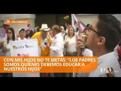 Familias sienten inconformidad con resoluciones sobre educación sexual - Teleamazonas