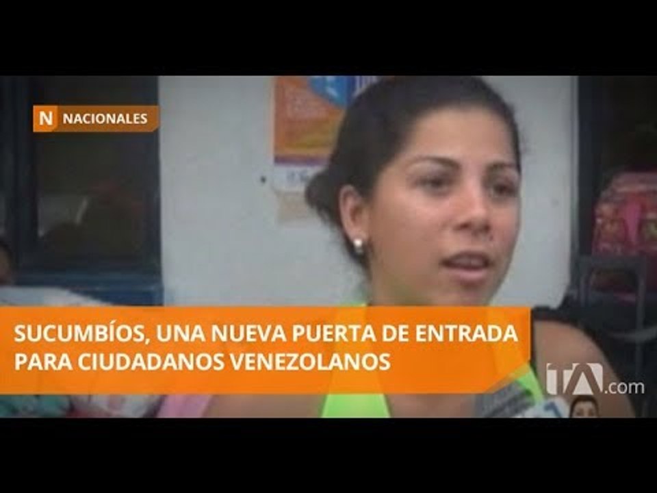 Nuevo grupo de venezolanos llegan a Ecuador por Lago Agrio - Teleamazonas