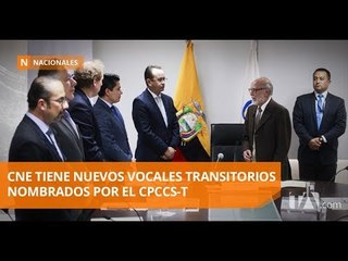 Télécharger la video: CPCCS-T nombró vocales transitorios del CNE - Teleamazonas