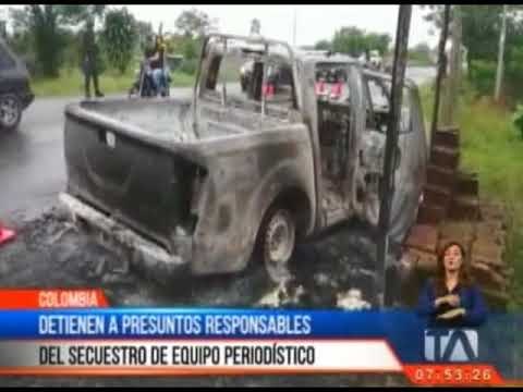 Detienen a presuntos responsables del secuestro de equipo periodístico de diario El Comercio