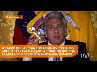 Download Video: Moreno reiteró respaldo a ciudadanos venezolanos - Teleamazonas