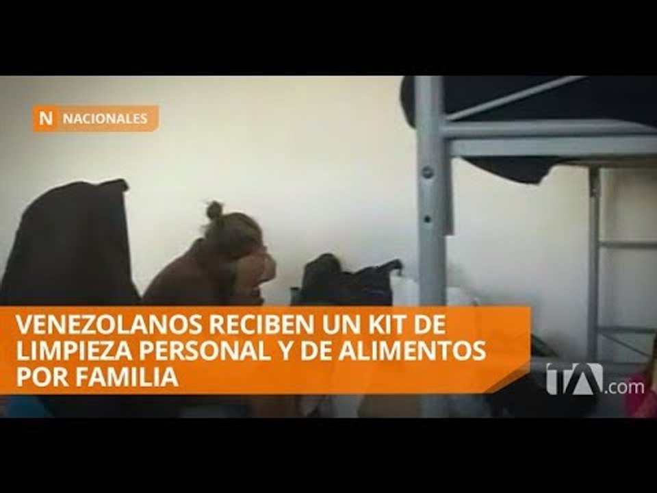 Migrantes venezolanos son reubicados en varios albergues - Teleamazonas