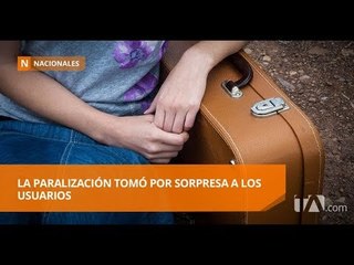 Descargar video: Choferes profesionales paralizaron sus actividades en Los Ríos - Teleamazonas