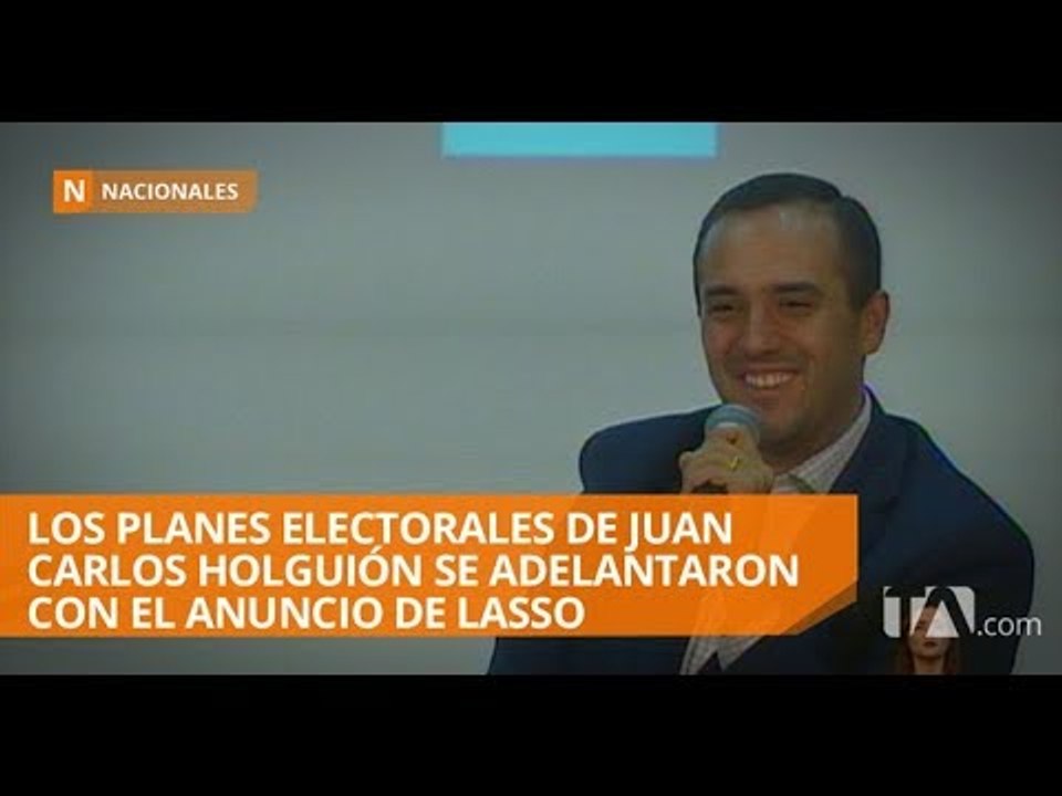 Juan Carlos Holguín será el candidato de CREO para la Alcaldía - Teleamazonas