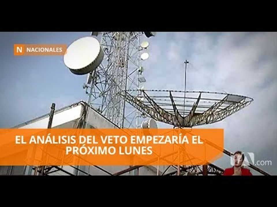 El Ejecutivo envió el veto a la LOC y añadió un proyecto para el Art. 5 - Teleamazonas