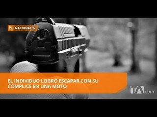 Delincuente fingió fractura en un brazo y asaltó en un restaurante - Teleamazonas