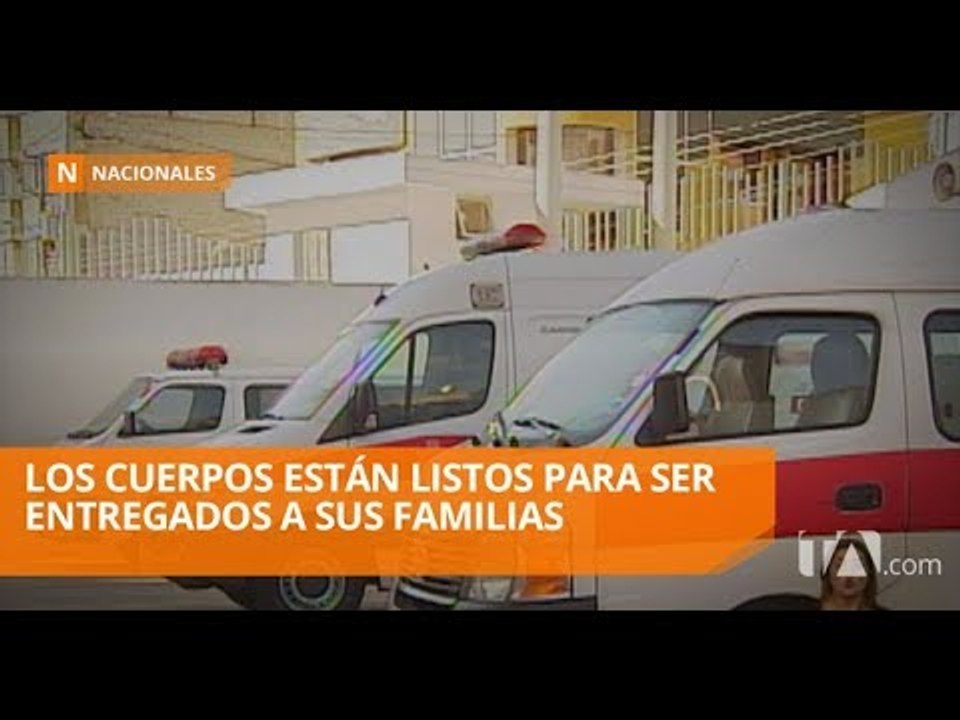 21 de los 23 fallecidos en accidente ya fueron identificados - Teleamazonas
