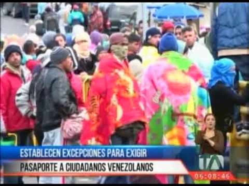 Ecuador elimina exigencia de pasaporte para niños y adolescentes venezolanos
