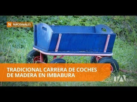 Se realizó carrera de coches de madera en Imbabura - Teleamazonas