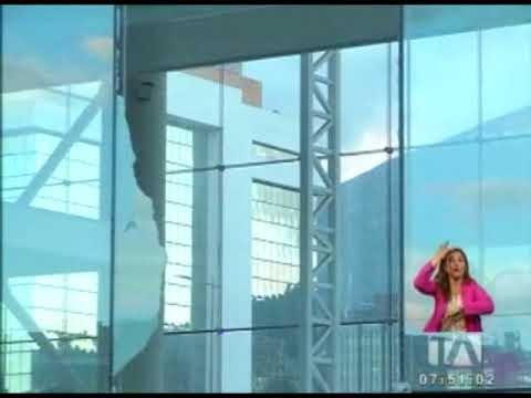 Vidrios de la Plataforma Gubernamental Financiera se están rompiendo