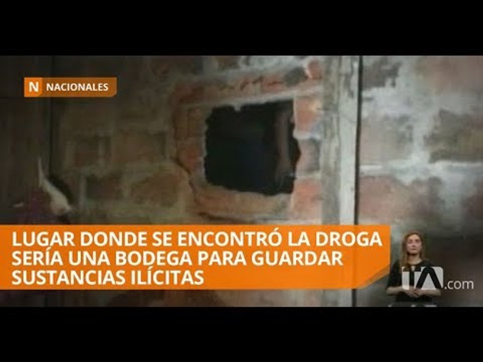 Más de una tonelada de droga decomisada en una vivienda - Teleamazonas