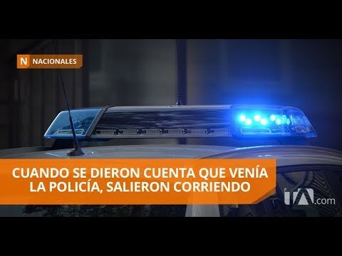 Tres sujetos fueron encontrados con droga, chaleco antibalas y armas - Teleamazonas