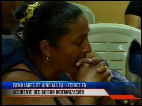 Familiares de hinchas de Barcelona fallecidos recibieron indemnización