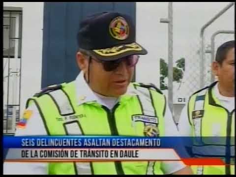 Delincuentes asaltan cuartel de la Comisión de Tránsito