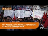 FUT encabezó marcha en contra de las nuevas medidas económicas - Teleamazonas