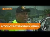 Accidente de tránsito en la vía Portoviejo - Manta deja cinco heridos - Teleamazonas