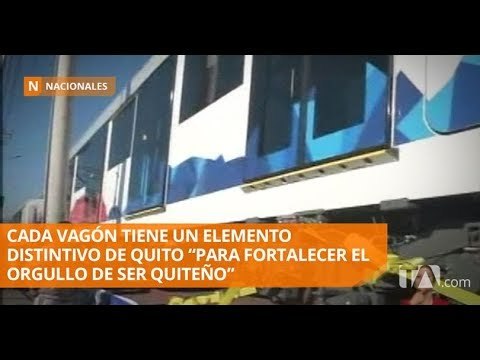 Traslado del primer tren del Metro de Quito a la ciudad - Teleamazonas