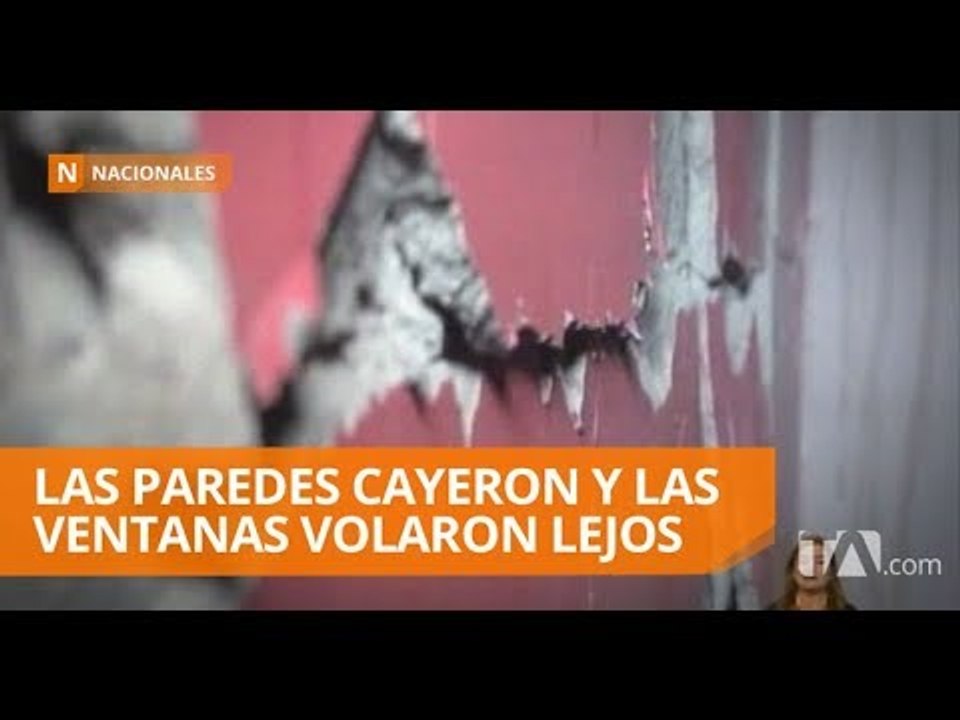 Viviendas fueron afectadas en límite de Chimborazo y Cañar tras sismo - Teleamazonas