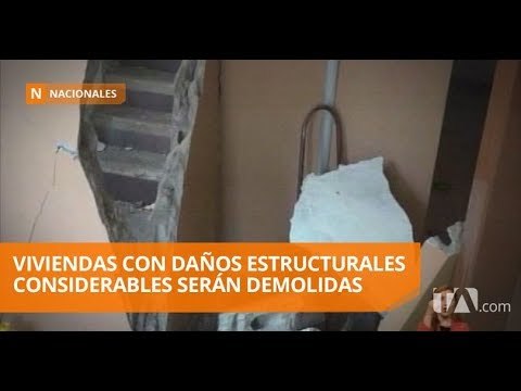 El sismo del jueves pasado dejó varios daños en el cantón Chunchi - Teleamazonas
