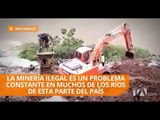 La Policía neutralizó actividades de minería ilegal en el cantón Tiwintza - Teleamazonas