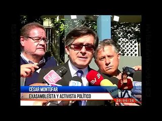 Exfiscal Chiriboga compareció por el caso de delincuencia organizada - Teleamazonas