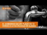 Durán: continúan las protestas por falta de agua - Teleamazonas