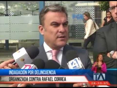 Indagación por delincuencia organizada contra Rafael Correa