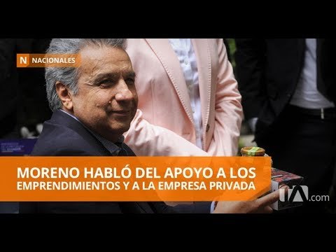 Lenín Moreno visitó una empresa textil en el norte de Quito - Teleamazonas