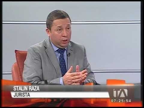 Entrevista al jurista Stalin Raza, sobre ley Anticorrupción